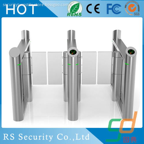 IR Sensor Fast Speed ESD Glass Turnstiles